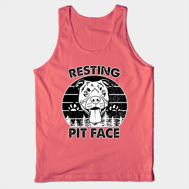 Resting Pit Face Tank Top by raeex